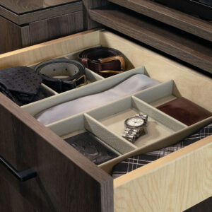 Contour Tie & Belt Drawer Organizer